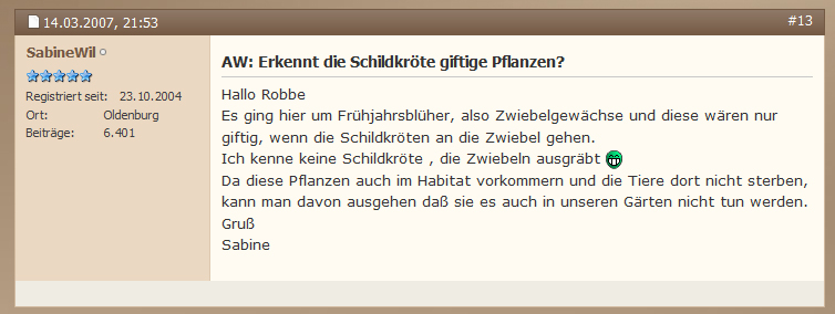 Giftpflanze? Futterpflanze? – Nachdenkliches über die Diskussionen im Internet (Teil 2)