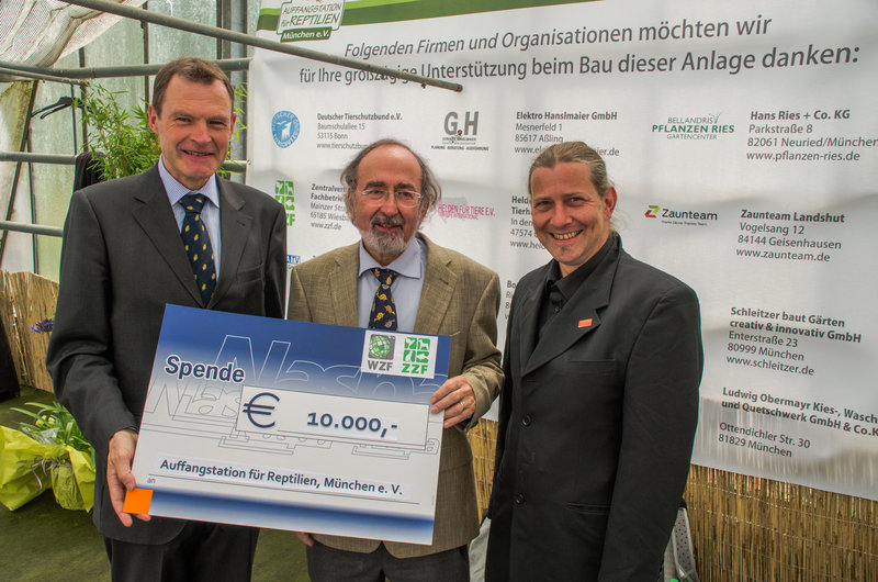 ZZF spendet 10.000 Euro für Schildkrötenauffangstation