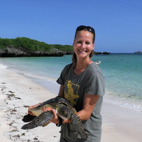 Ein Einsatz zum Schutz der Meeresschildkröten in Watamu, Kenia